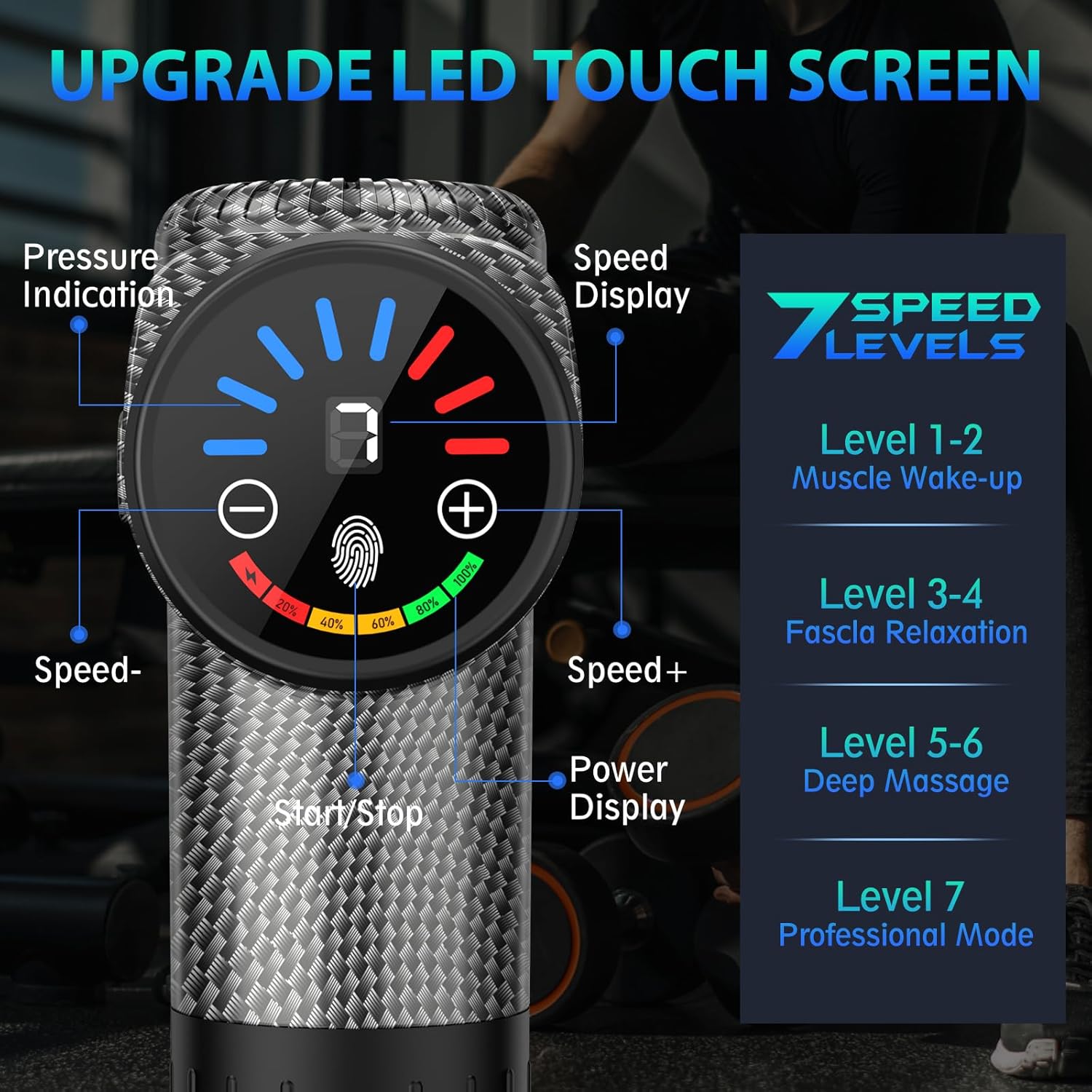 TOLOCO Massage Gun - larawan 2