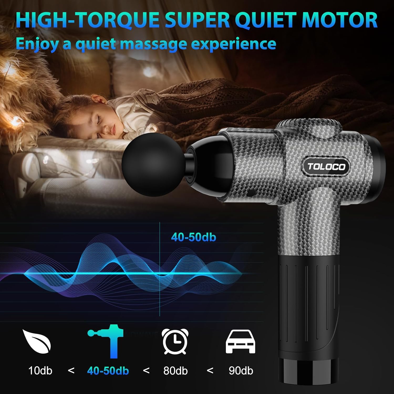 TOLOCO Massage Gun - larawan 3